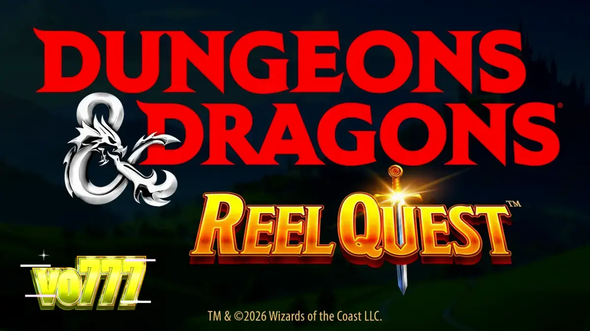 Pemandangan kastil fantasi dalam slot Dungeons & Dragons Reel Quest